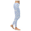 Womens Premium Leggings - Cobalt Blue Watercolor Animal Prints - Clothing big cats cheetahs giraffes hot new items leopards