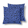 18 x 18 Throw Pillows (2) - Custom Cheetah Pattern - Blue Cheetah - Housewares cheetahs housewares pillows