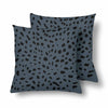 18 x 18 Throw Pillows (2) - Custom Cheetah Pattern - Charcoal Cheetah - Housewares cheetahs housewares pillows