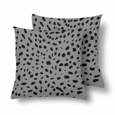 18 x 18 Throw Pillows (2) - Custom Cheetah Pattern - Gray Cheetah - Housewares cheetahs housewares pillows