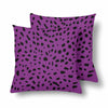 18 x 18 Throw Pillows (2) - Custom Cheetah Pattern - Purple Cheetah - Housewares cheetahs housewares pillows