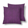 18 x 18 Throw Pillows (2) - Custom Elephant Pattern - Purple Elephant - Housewares elephants housewares pillows