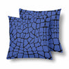 18 x 18 Throw Pillows (2) - Custom Giraffe Pattern - Blue Giraffe - Housewares giraffes hot new items housewares pillows