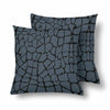 18 x 18 Throw Pillows (2) - Custom Giraffe Pattern - Charcoal Giraffe - Housewares giraffes hot new items housewares pillows