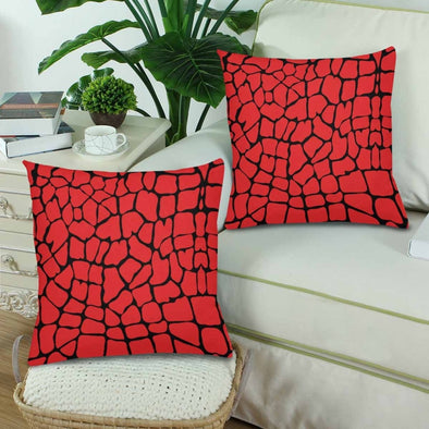 18 x 18 Throw Pillows (2) - Custom Giraffe Pattern - Housewares giraffes hot new items housewares pillows