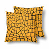 18 x 18 Throw Pillows (2) - Custom Giraffe Pattern - Orange Giraffe - Housewares giraffes hot new items housewares pillows
