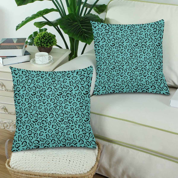 18 x 18 Throw Pillows (2) - Custom Jaguar Pattern - Housewares big cats housewares jaguars pillows