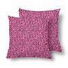 18 x 18 Throw Pillows (2) - Custom Jaguar Pattern - Hot Pink Jaguar - Housewares big cats housewares jaguars pillows
