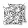 18 x 18 Throw Pillows (2) - Custom Jaguar Pattern - White Jaguar - Housewares big cats housewares jaguars pillows