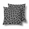 18 x 18 Throw Pillows (2) - Custom Leopard Pattern - Gray Leopard - Housewares big cats housewares leopards pillows