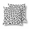 18 x 18 Throw Pillows (2) - Custom Leopard Pattern - White Leopard - Housewares big cats housewares leopards pillows