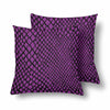 18 x 18 Throw Pillows (2) - Custom Snake Pattern - Purple Snake - Housewares housewares pillows snakes