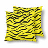 18 x 18 Throw Pillows (2) - Custom Tiger Pattern - Yellow Tiger - Housewares big cats housewares pillows tigers