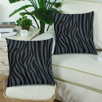 18 x 18 Throw Pillows (2) - Custom Zebra Pattern - Housewares housewares pillows zebras
