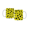 Ceramic Coffee Mugs (Pair) - Custom Cheetah Pattern - Yellow - Housewares big cats cheetahs housewares