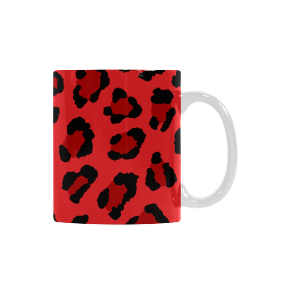 Ceramic Coffee Mugs (Pair) - Custom Leopard Pattern - Housewares big cats housewares leopards