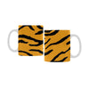 Ceramic Coffee Mugs (Pair) - Custom Tiger Pattern - Orange - Housewares big cats housewares tigers
