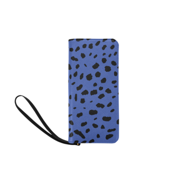 Clutch Purse - Custom Cheetah Pattern - Blue Cheetah - Accessories big cats cheetahs purses