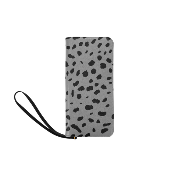 Clutch Purse - Custom Cheetah Pattern - Gray Cheetah - Accessories big cats cheetahs purses