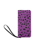 Clutch Purse - Custom Cheetah Pattern - Purple Cheetah - Accessories big cats cheetahs purses
