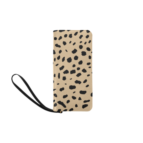 Clutch Purse - Custom Cheetah Pattern - Tan Cheetah - Accessories big cats cheetahs purses