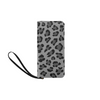 Clutch Purse - Custom Leopard Pattern - 2 - Gray Leopard - Accessories big cats leopards purses
