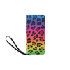 Clutch Purse - Custom Leopard Pattern - 2 - Rainbow Leopard - Accessories big cats leopards purses