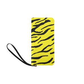 Clutch Purse - Custom Tiger Pattern - Yellow Tiger - Accessories big cats purses tigers