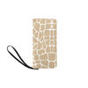 Clutch Purse - Custom White Giraffe Pattern - Tan Giraffe - Accessories giraffes hot new items purses
