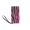 Clutch Purse - Custom Zebra Pattern - Hot Pink Zebra - Accessories purses zebras