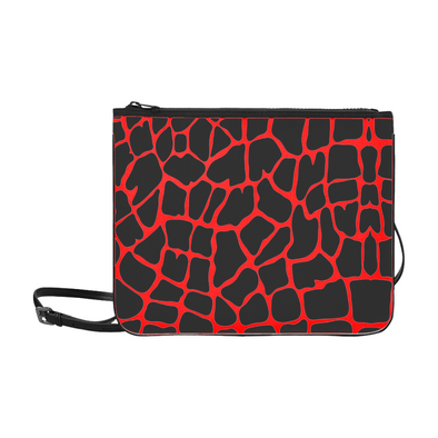 Custom Slim Clutch Bag - Design Your Own - Accessories bags big cats cheetahs crocodiles design your own