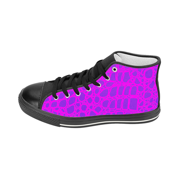 Custom Womens Chucks High Top Sneakers - Design Your Own - Footwear big cats cheetahs chucks sneakers crocodiles design your own