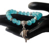 Dolphin Charm & Cat Eye Bead Bracelet - 5 Colors - Jewelry dolphins opal