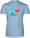 Elephant Cutie T-Shirt - Design 2 - Baby Blue / S - Clothing elephants womens t-shirts
