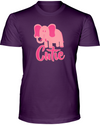 Elephant Cutie T-Shirt - Design 3 - Team Purple / S - Clothing elephants womens t-shirts