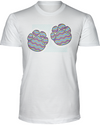 Elephant Footprints T-Shirt - Design 3 - White / S - Clothing elephants womens t-shirts