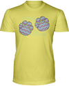 Elephant Footprints T-Shirt - Design 3 - Yellow / S - Clothing elephants womens t-shirts