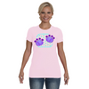 Elephant Footprints T-Shirt - Design 4 - Clothing elephants womens t-shirts