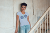 Elephant Footprints T-Shirt - Design 5 - Clothing elephants womens t-shirts