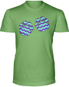 Elephant Footprints T-Shirt - Design 6 - Heather Green / S - Clothing elephants womens t-shirts