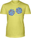 Elephant Footprints T-Shirt - Design 6 - Yellow / S - Clothing elephants womens t-shirts