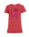 Elephant Love T-Shirt - Hot Pink - Red / S - Clothing elephants womens t-shirts