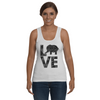 Elephant Love Tank-Top - Black - Clothing elephants womens t-shirts