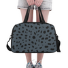 Fitness and Travel Bag - Custom Cheetah Pattern - Charcoal Cheetah - Accessories bags cheetahs