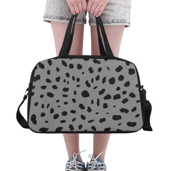 Fitness and Travel Bag - Custom Cheetah Pattern - Gray Cheetah - Accessories bags cheetahs