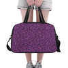 Weekend Travel Bag - Custom Jaguar Pattern - Purple Jaguar - Accessories Bags Jaguars