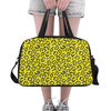 Weekend Travel Bag - Custom Jaguar Pattern - Yellow Jaguar - Accessories Bags Jaguars