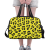 Fitness and Travel Bag - Custom Leopard Pattern - Yellow Leopard - Accessories bags leopards