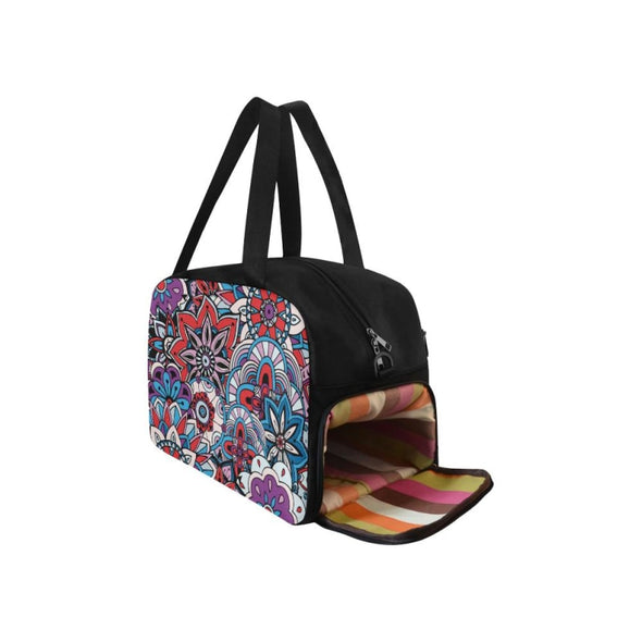 Fitness and Travel Bag - Custom Mandala Pattern - Accessories bags hot new items mandalas
