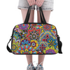 Fitness and Travel Bag - Custom Mandala Pattern - Rainbow Mandala - Accessories bags hot new items mandalas